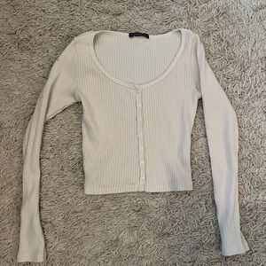 Brandy Melville Ivory Zelly Top